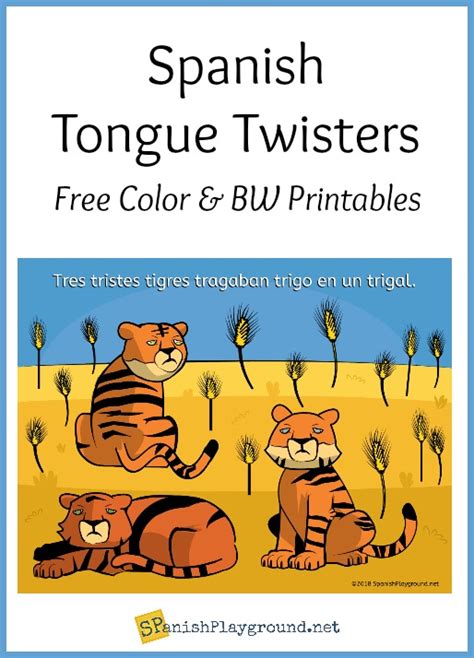 Spanish Tongue Twisters for Kids - Spanish Playground