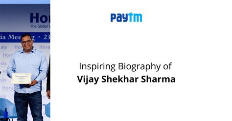 Inspiring Biography of Vijay Shekhar Sharma - Youth Motivator