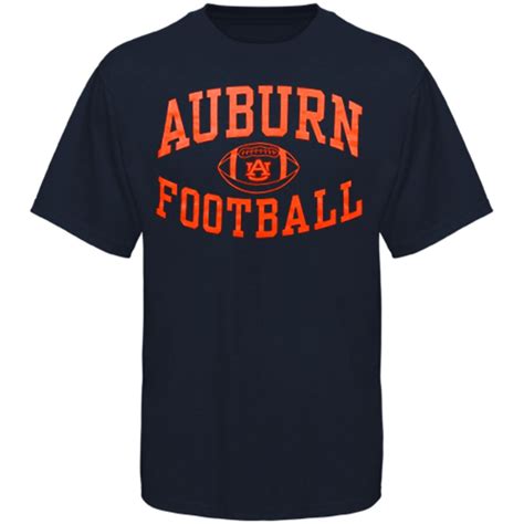 Auburn Tigers Reversal Football T-Shirt - Navy Blue