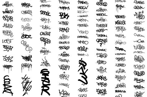 Graffiti Cool Bubble Letter Fonts | Makeubynurul