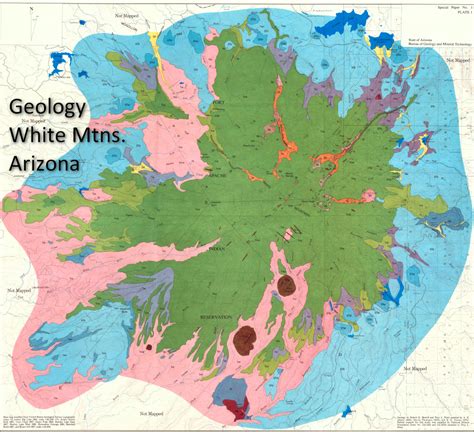 Geology of the White Mountains, Arizona | AZGS