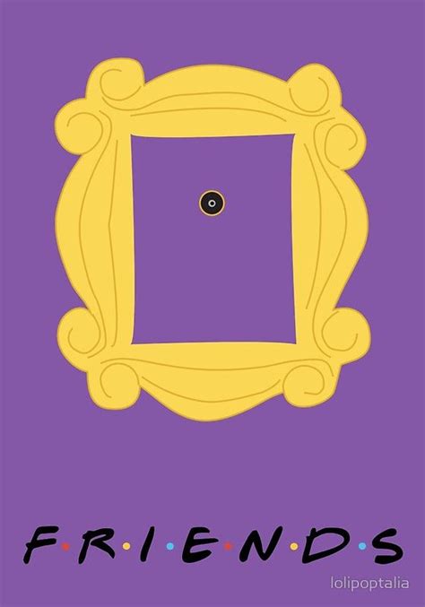 "Friends Door frame poster" Posters by lolipoptalia | Redbubble | Friends picture frame, Friends ...