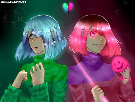 Glitchtale (Amber, Betty/Bete Noire, and Akumu) | Little nightmares fanart, Undertale art ...