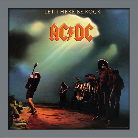 AC/DC (Let There Be Rock) Album Cover Framed Print | The Art Group