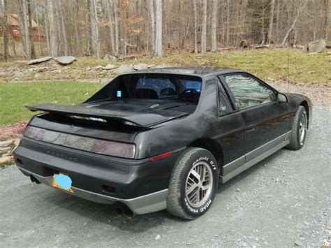 1985 Pontiac Fiero GT 2.8L V6 Auto Black with Suede Interior - Classic ...