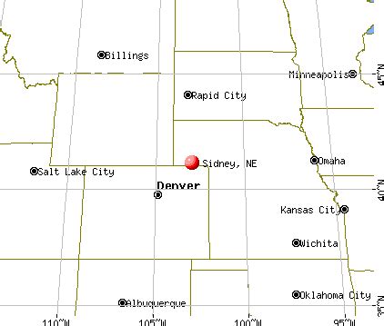 Sidney, Nebraska (NE 69162) profile: population, maps, real estate, averages, homes, statistics ...