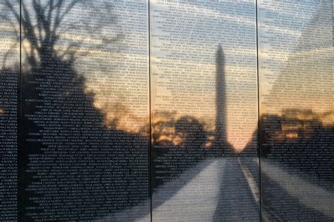 Wall of Faces: Photo found for each service member with name inscribed on the Vietnam Veterans ...