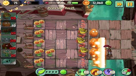 Plants vs Zombies 2 : Pirate Seas Day 23Walkthrough - YouTube