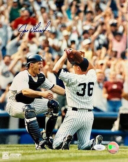 Joe Girardi (Yankees) signed David Cone Perfect Game 11x14 JSA...