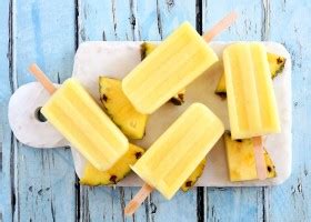 Receta Paletas de piña y coco sencilla | Cocina rico