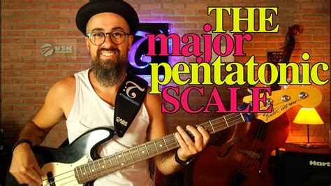 THE MAJOR PENTATONIC SCALE ON BASS GUITAR - YouTube