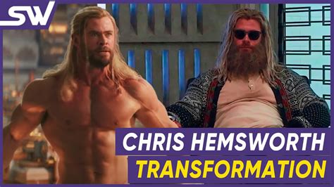 Chris Hemsworth Body Transformation For Thor Love and Thunder - YouTube