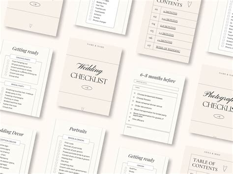 Editable Wedding Checklist Template Printable Word Se - vrogue.co