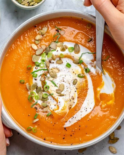 Easy Roasted Pumpkin Soup - Healthy Fitness Meals