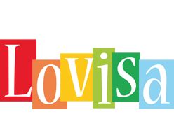 Lovisa Logo | Name Logo Generator - Smoothie, Summer, Birthday, Kiddo, Colors Style