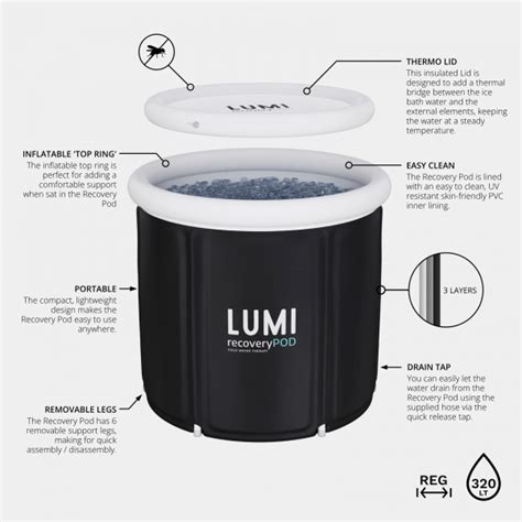 Lumi Recovery Pod Ice Bath - Shop online - Powerhouse Fitness