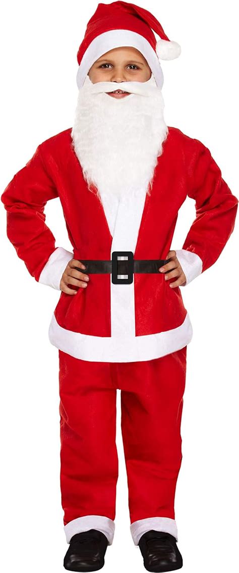 Henbrandt 5 Piece Santa Claus/Father Christmas Fancy Dress Costume ...