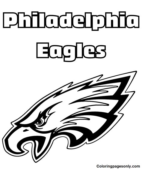 Philadelphia Eagles Coloring Pages Printable for Free Download