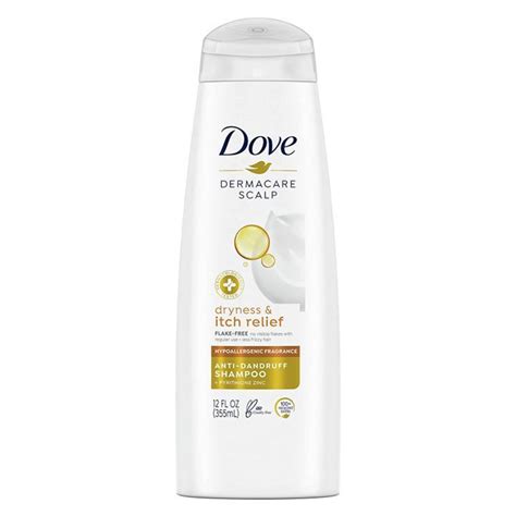 Dove Dermacare Scalp Anti Dandruff Shampoo, Dryness & Itch Relief 355ml ...