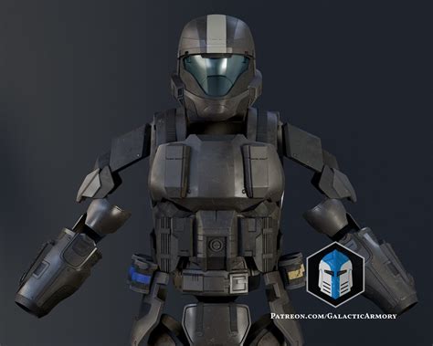 Halo 3 ODST Rookie Armor - 3D Print Files – Galactic Armory