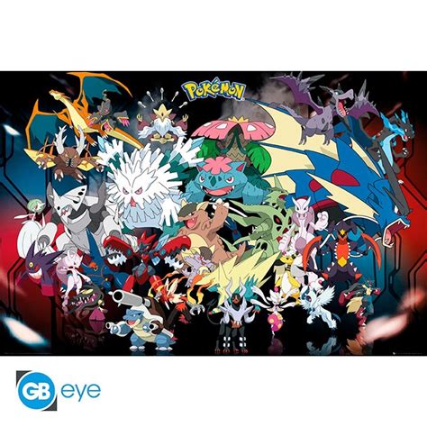 POKEMON Poster Méga Evolution (91,5 x 61 cm)