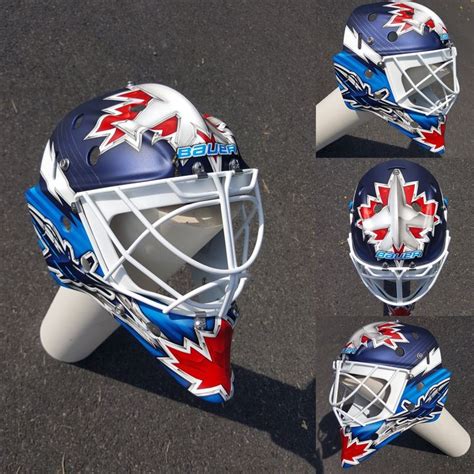 MICHAEL HUTCHINSON - WINNIPEG JETS | Goalie mask, Hockey mask, Football ...