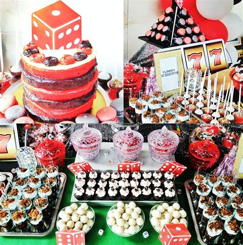 casino themed birthday | Dessert Table & Candy Bar | Pinterest ...