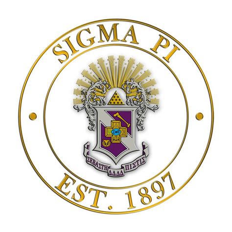 Sigma Pi Circle Crest - Shield Decal SALE $6.95. - Greek Gear®