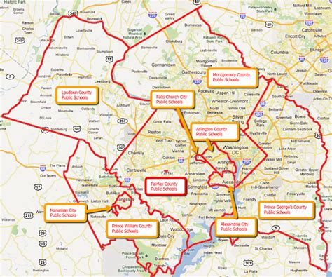 How does Fairfax County Public Schools compare with nearby districts?