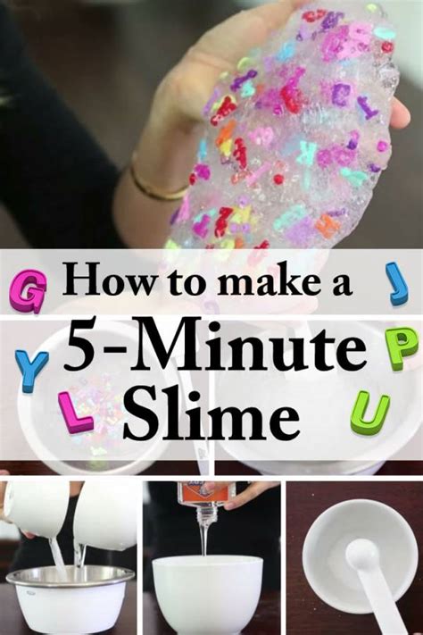 Homemade 5-Minute DIY Slime: Entertain Your Kids for Hours - The Budget Diet