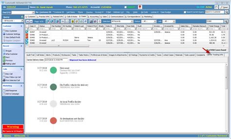 Carrier Tracking Info