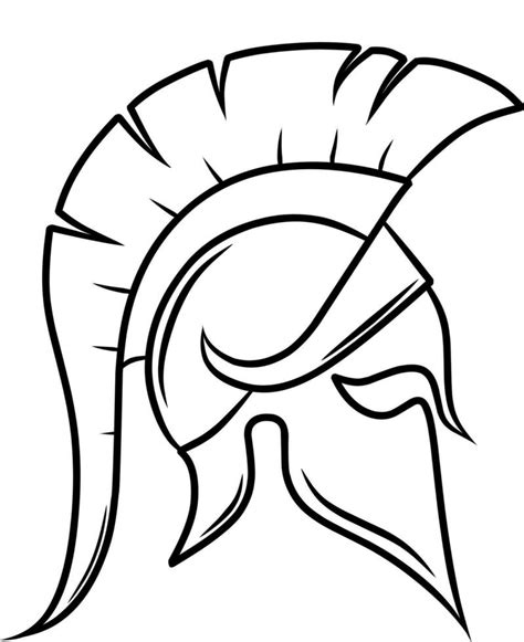 Spartan Helmet logo, Greek warrior, Gladiator 24241945 Vector Art at ...