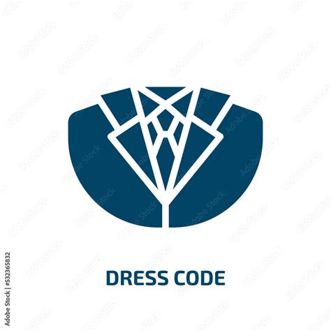 dress code icon from business and analytics collection. Filled dress ...