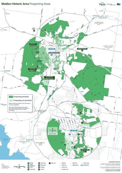 Maldon Historic Area Prospecting Areas Map by Avenza Systems Inc. | Avenza Maps