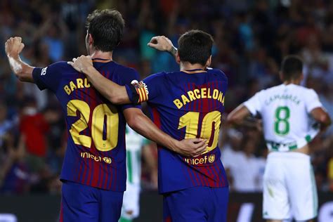 Barcelona vs. Real Betis, 2017 La Liga: Final Score 2-0, Dominant Barça win league opener ...