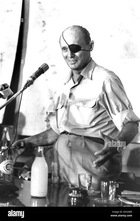 Moshe Dayan (1915-1981) Israeli military leader and politician. Chief of staff of the Israel ...