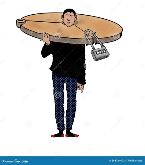 Millstone stock illustration. Illustration of disability - 203784692