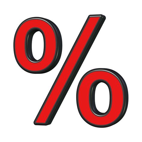 Red Percent Symbol Free Stock Photo - Public Domain Pictures