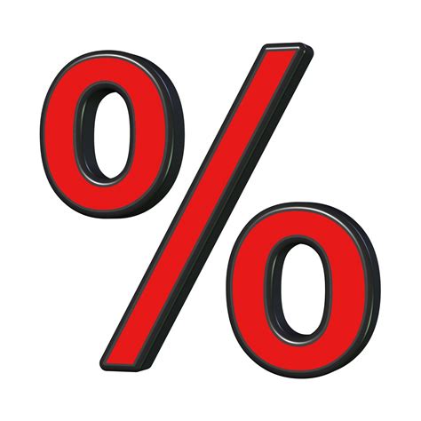 Red Percent Symbol Free Stock Photo - Public Domain Pictures