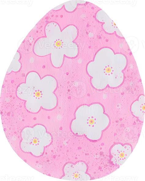 Easter egg pastel colors watercolor 39373424 PNG