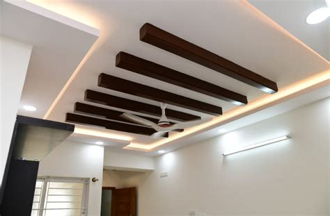 False Ceiling With Cove Lighting by Elegant Interiors | KreateCube