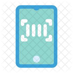 Barcode Icon - Download in Colored Outline Style