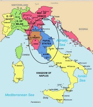 italy map papal states Quotes | Italy map, Papal states, Belluno