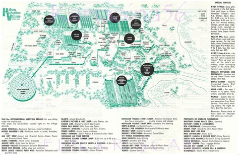 Hilton Hawaiian Village Map 1966 | Layout of the Hawaiian Vi… | Flickr