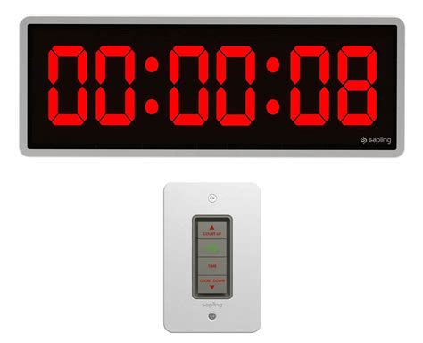 Elapsed Timer for Digital Synchronized Clock Systems | Sapling Clocks