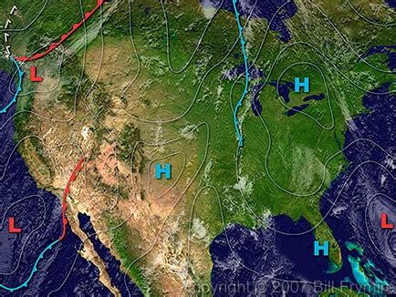 United States weather map