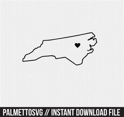 North carolina outline svg north carolina svg north carolina etsy – Artofit