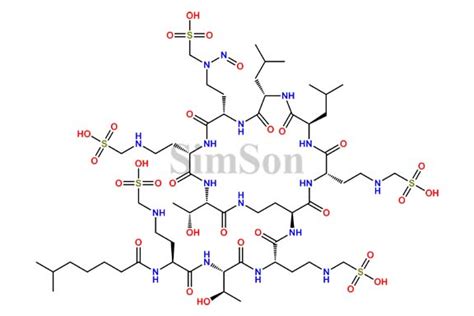 Polymyxin Impurity 19 | CAS No- NA | Simson Pharma Limited