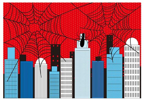 Buy Funnytree 7x5ft Superhero Theme Party Backdrop Cartoon City Spider Web Boy Baby Shower ...