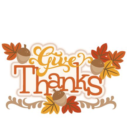 Give Thanks Clip Art - Bing Images | Thanksgiving clip art ...